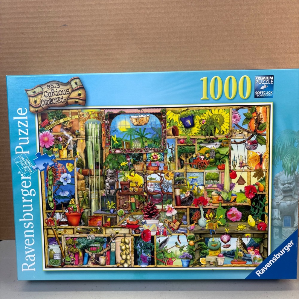 Ravensburger Curious Cupboards No 3 Colin Thompson 1000 Piece Puzzle Missing 1pc